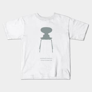 Ant Chair, Arne Jacobsen, 1952 Kids T-Shirt